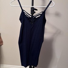 Unbranded Women's Navy and Black Vests-tanks-cami picture