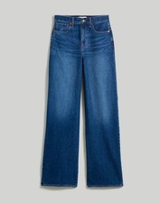 Madewell Superwide-Leg Jeans Size 28 High Rise Wide Leg Blue Denim picture