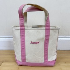 Vintage L.L. Bean Boat And Tote Pink Bag 13