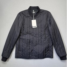 Rains Men's Banja Liner Lightweight Bomber Jacket - Navy Medium $150 picture