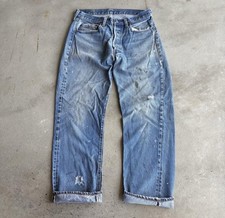 Vintage 70s 80s Levis 501 Redline Selvedge Jeans Mens 32x30 USA Distressed Fade picture