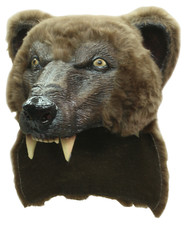 Ghoulish Productions Brown Bear Helmet Halloween Costume Cosplay picture