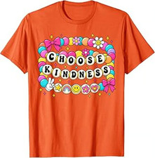Unity Day Anti Bullying Choose Kindness Orange Graphic T-Shirt picture