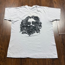 Vintage Grateful Dead Jerry Garcia Shirt Mens Medium White Rare 70s picture