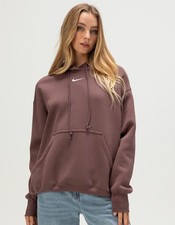 NIKE Sportswear Phoenix Fleece Womens Oversized Hoodie, Color: CHESTNUT picture