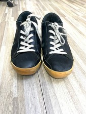 Golden Goose Superstar Sneakers EU 37 Black Leather Gum Sole Italy Rare picture