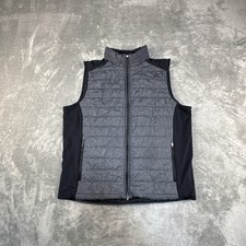 Rhoback Fulton Hybrid Vest Mens XL Gray Quilted Stretch Golf Performance picture