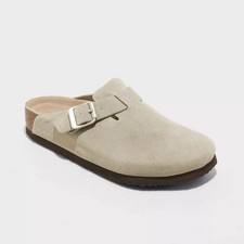 Women's Betsy Clog Mule Flats - Universal Thread Taupe 8.5 picture