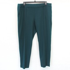 J. Jill J.Jill Plus Emerald Slim Pocket Stretch Waist Pants 3X picture