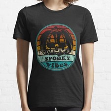 Spooky vibes pumpkin T-shirts picture