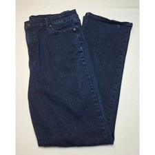 Talbots Flawless High-Waist Barely Boot Jeans 14 Indigo Blue Stretch Denim picture