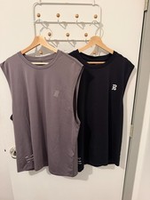 BANDIT Micromesh Mens XL Muscle Tanks Slate + Black picture