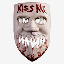 The Purge 3 Mask Kiss Me Halloween Costum Adjustable Strap One Size picture