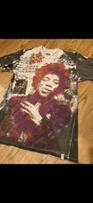 RARE Vintage Jimi Hendrix ALTAMONT Allover Print Little Wing 2007 Shirt picture