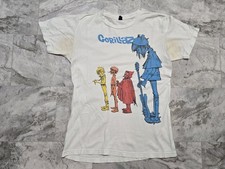 Gorillaz Blue Noodles T-Shirt White Mens Sz Medium Read Description  picture