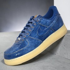 Nike Air Force 1 Retro Patent Denim Coastal Blue IM5757-400 Men's Sizes NEW picture