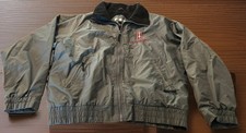 Vintage Oldsmobile Port Authority Jacket Men’s Large Dark Gray Bomber Style EUC picture