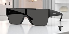 BURBERRY BE4291 346487 Matte Black Grey 38 mm Men's Sunglasses picture