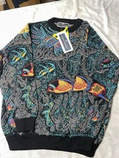 Carlo Alberto Men’s Pullover Long Sleeve Sz S 100% Mercerized cotton  picture