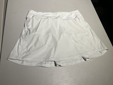 Lululemon Skort Women's 10 White Pace Rival Pleated Skirt Gym Yoga picture