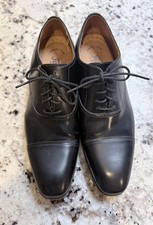 Florsheim Francisco Leather Cap Toe Oxford - Men’s Size 11 D - Black 11528-001 picture