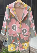 Davi & Dani Retro Flower Power Boho Cardigan Sweater Women’s Size M picture