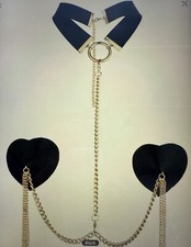 Sexy Reusable Nipple Pasties Black picture