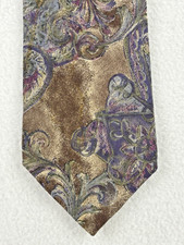 Vtg Karl Lagerfeld Silk Men's Tie Made USA 3.75 x 58