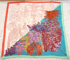 Hermès Paris “Les Légendes de l’Arbre” Silk Scarf 100 percent silk. picture