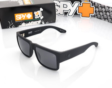 Polarized Spy Optic Cyrus Sunglasses Matte Black Smoke Polarized Lens Open Box picture