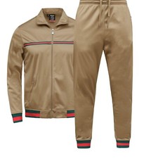 MEN EXCLUSIVE GYM FASHION STAR JOGGER TRACKSUIT W/DRAWSTRINGS SMALL UPTO 5X picture