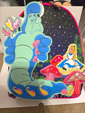 Loungefly Disney Alice in Wonderland Neon Caterpillar Mini Backpack picture