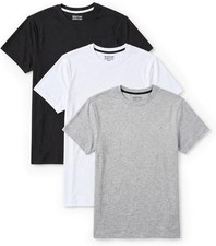 Kenneth Cole REACTION Mens T-Shirt Pack of 3 UPF 50+ Cotton/Spandex Jersey Slim picture