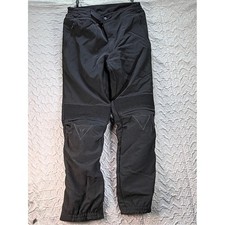 Dainese GORE-TEX Mens 44 Black Motorcycle Riding Pants with Liner for warmth picture