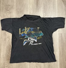 Vintage 1977 Led Zeppelin U.S. Tour  Shirt Size M/L picture