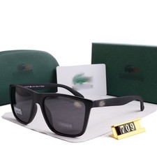 Men's Lacostee Classic Sunglasses Women's outdoor Square Sunglasses - 709 + Box picture