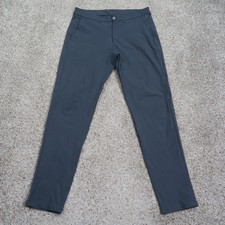 Lululemon Pants Mens 34 Gray ABC Commission Slim Warpstreme Stretch Chino 34x33 picture