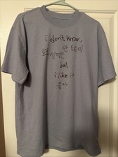NEW, authentic RM x SF MOMA Blue Handwritten don't know but I like it - Size M picture