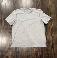 Lululemon Performance T Shirt Men’s XL Heather Gray Polyester  picture
