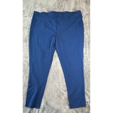 Terra & Sky Womens 3X Core Legging High Rise Indigo Essence Blue 27 Inseam NEW picture