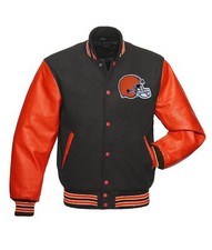 Cleveland Browns Varsity Jacket Letterman Jacket picture