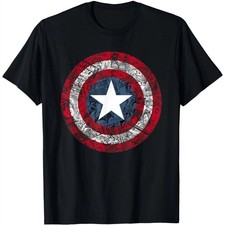 Marvel Captain America Avengers Shield Comic T-Shirt S-5XL FREESHIPS picture
