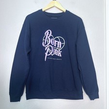 Blackpink Sweatshirt Medium Navy Blue Born Pink Encore Tour K Pop Official Merch picture