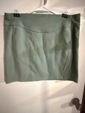 Lululemon Women’s XL Olive Green Mini Skirt Stretch Pull On Wide Waistband picture