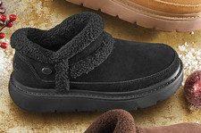 SALE Skechers Women's BOBS Slip-Ins Keepsake Lite Bootie Black Medium Size AUTH picture
