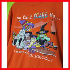 Vtg Vintage Halloween Tee Shirt 90s All Size S-5XL picture