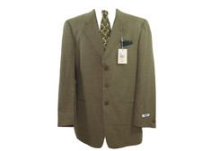 Mani Giorgio Armani Mens Wool Silk Checks Blazer Jacket Sport Coat 44 L NWT NEW picture