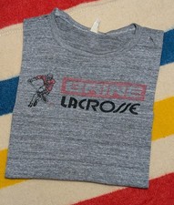 VTG 60s Russell Athletic Brine Lacrosse Rayon Blend Distressed Promo T-Shirt L picture