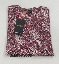 Hugo Boss Women's Baria V-Neck Long-Sleeve Blouse, Overflow (Pink), Size XS picture