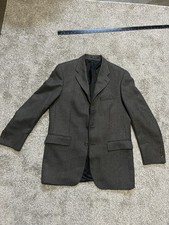 Vintage Chaps Ralph Lauren 100% Wool Houndstooth Blazer Jacket Mens 42T Canada picture
